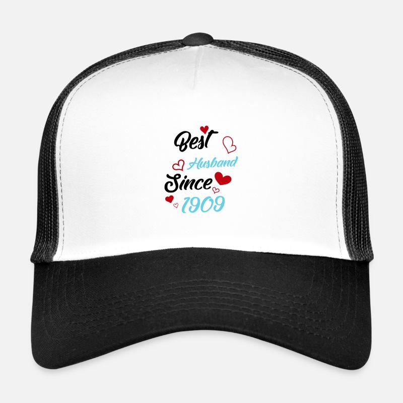 Best Husband Since 1909 Wedding Trucker Cap