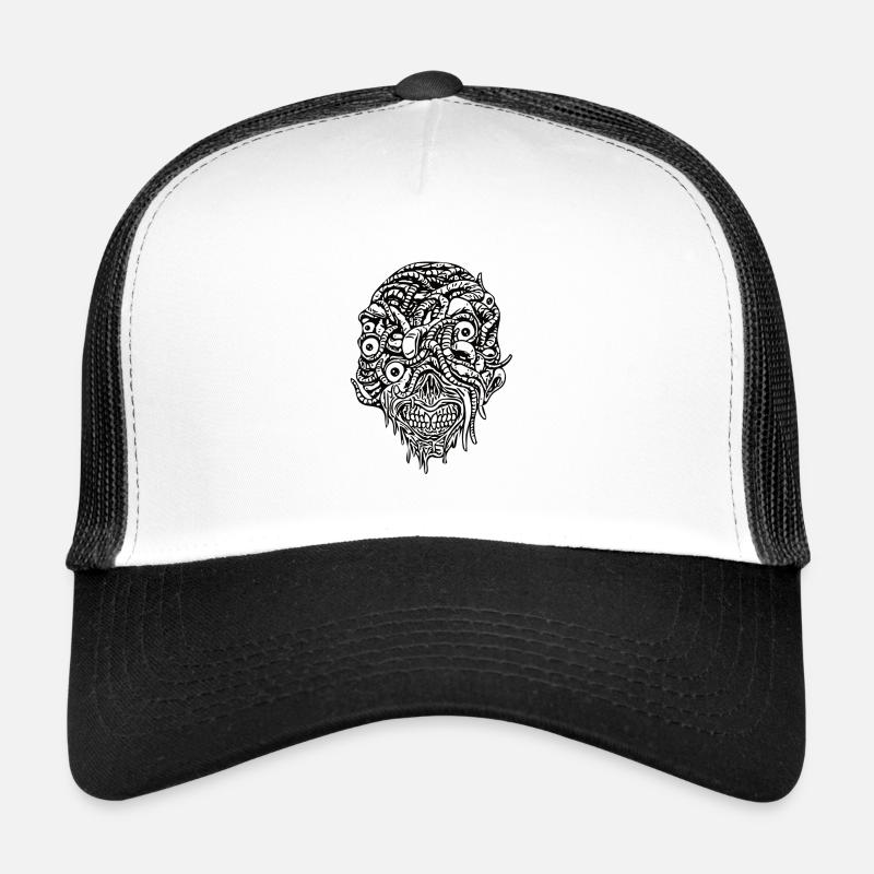 Zombie Head Trucker Cap