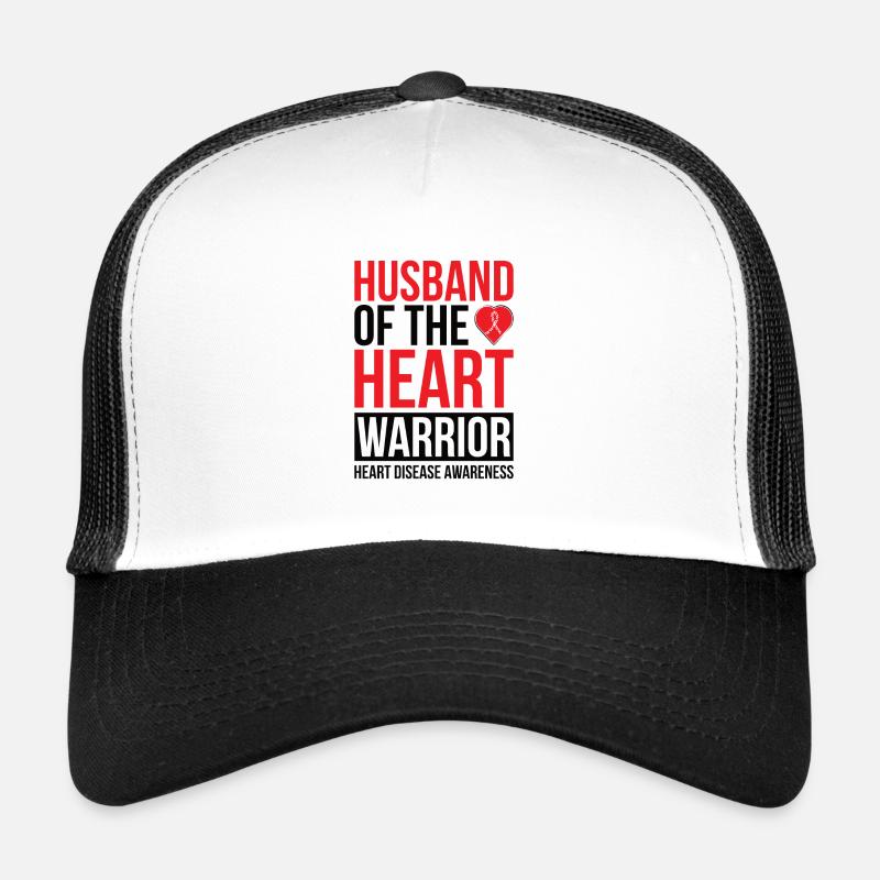 Heart Warrior Herzkrank Kämpfer Ehemann Ehefrau Trucker Cap
