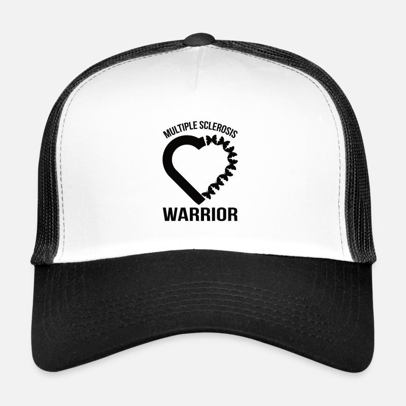 Multiple Sklerose Awareness - Trucker Cap - Weiß/Schwarz