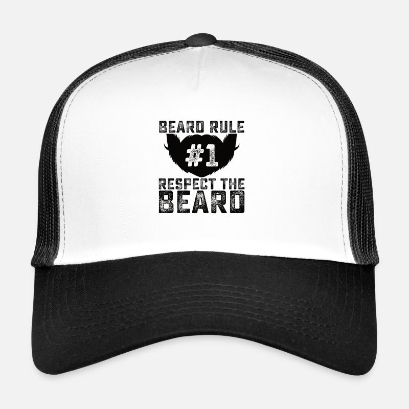 Vollbart und Bartträger Barthaare Schnauzbart Trucker Cap