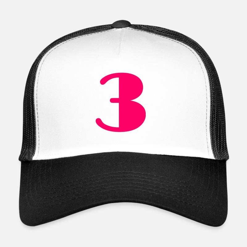 3. 3 YEARS. 3RD ANNIVERSARY. BIRTHDAY 3 YEARS Trucker Cap