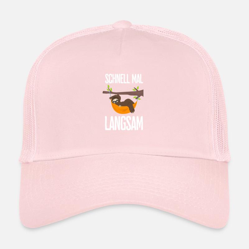 Sloth Office Late Riser Gift Trucker Cap