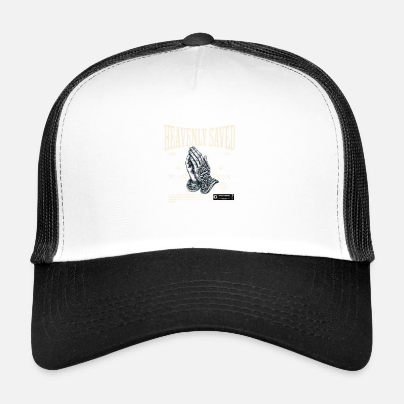 La foi céleste sauvée priant Jésus-Christ Casquette trucker 