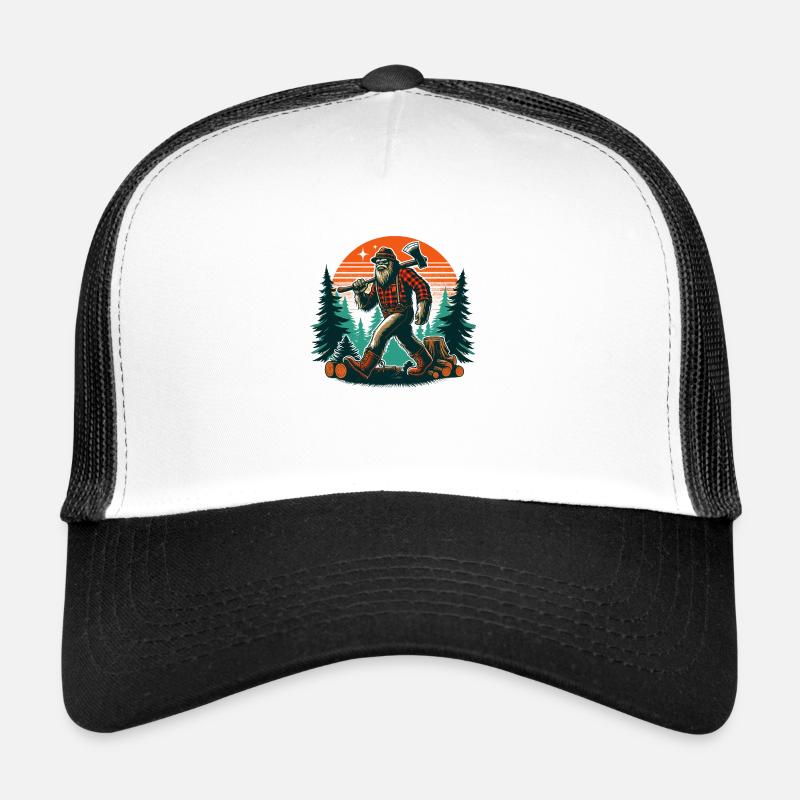 Bûcheron Forester Bigfoot Casquette trucker 