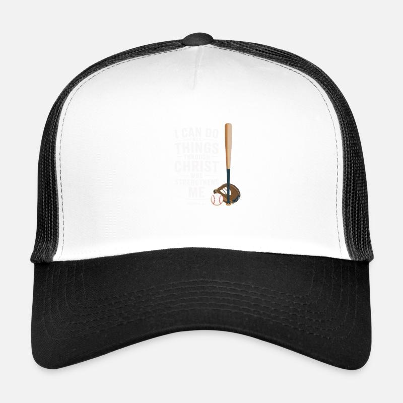 Ich Kann Alles Durch Christus Baseball Philipper Trucker Cap