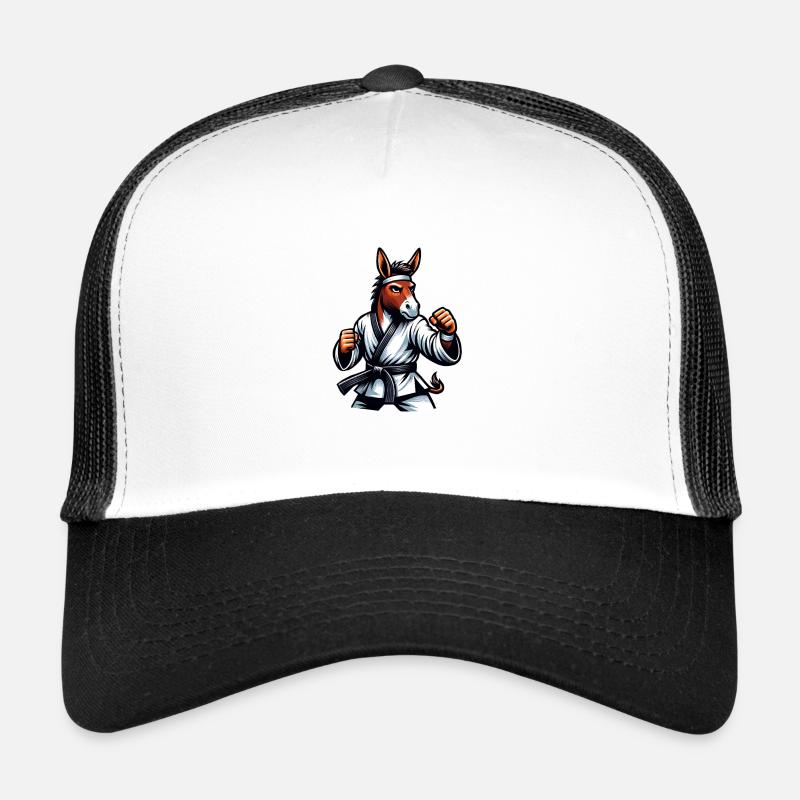 Donkey Karate Master Martial Arts for Animal Lovers Trucker Cap