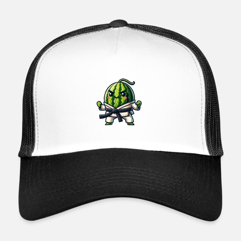Karate Wassermelone Meister Kampfkunst Trucker Cap