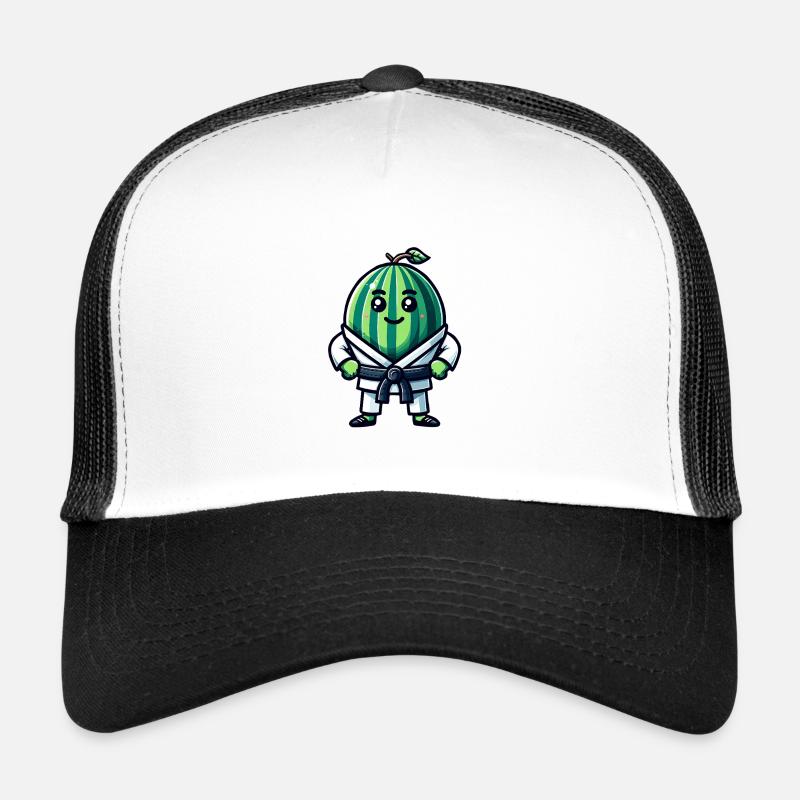 Karaté Guerrier pastèque avec Gi Casquette trucker 
