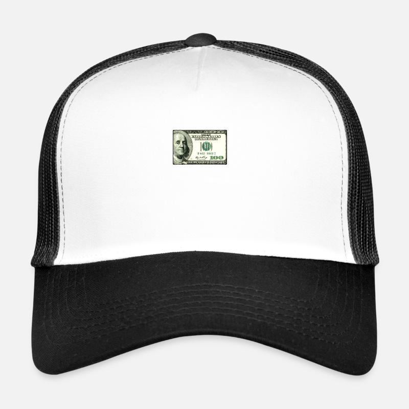 100 $ Dollars - Argent comptant Casquette trucker 