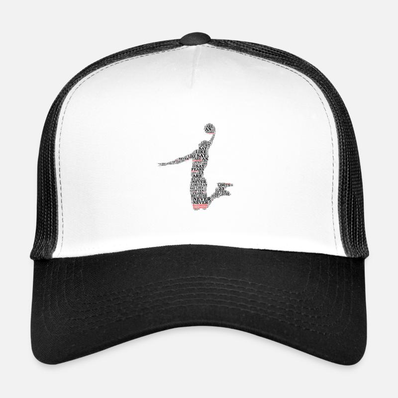 Basketball - Trucker Cap - Weiß/Schwarz