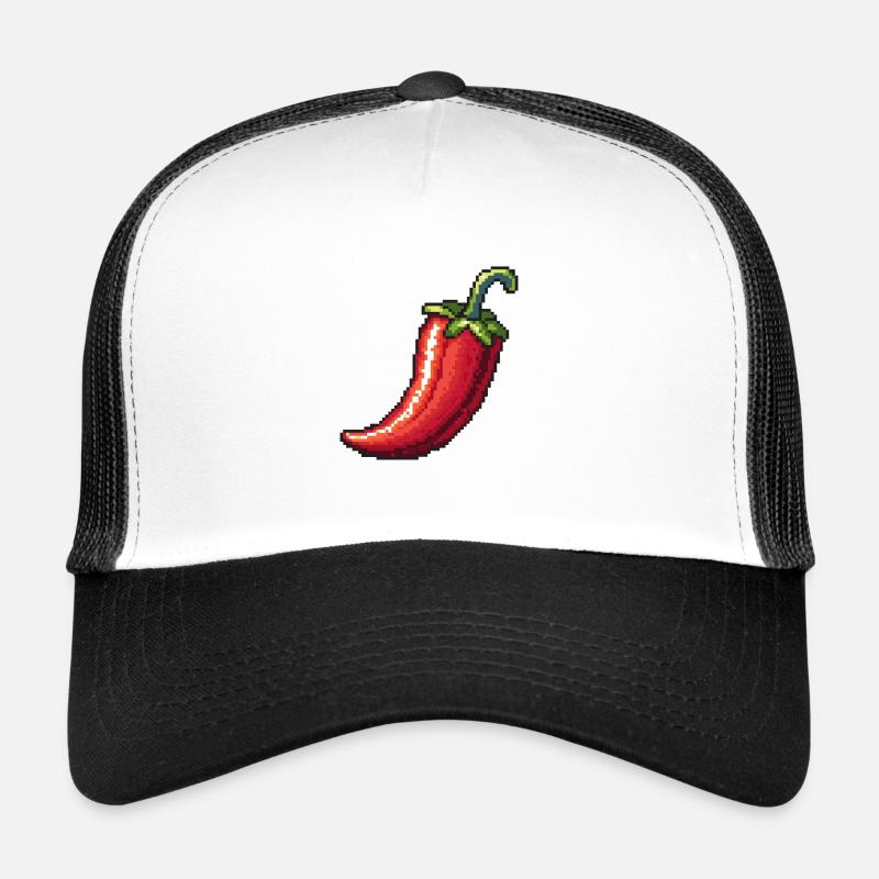 Chili Pixel Icon Trucker Cap