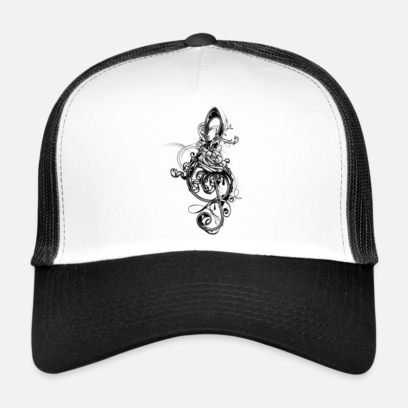 treble clef Trucker Cap