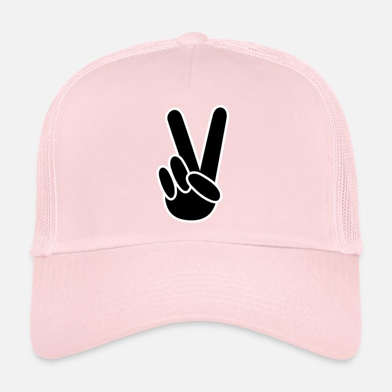 Signe la victoire de doigt Casquette trucker 