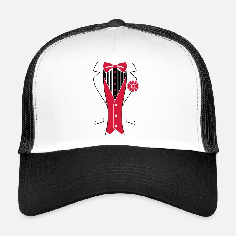 Tuxedo Smoking Trucker Cap