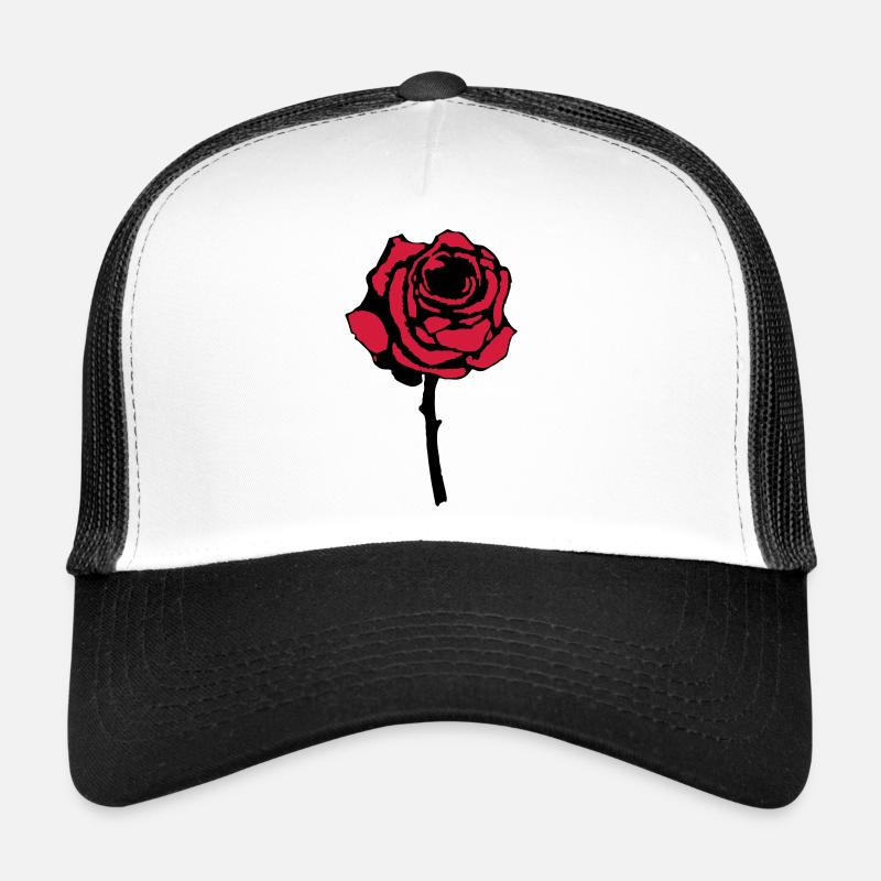 rose - Trucker Cap - white/black