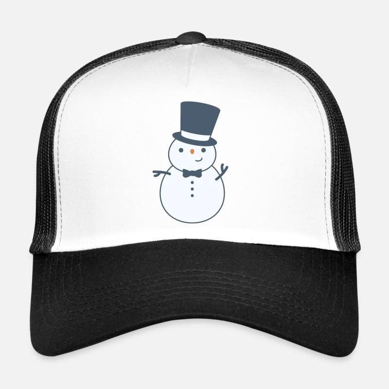 Sir Schneemann - Trucker Cap - Weiß/Schwarz