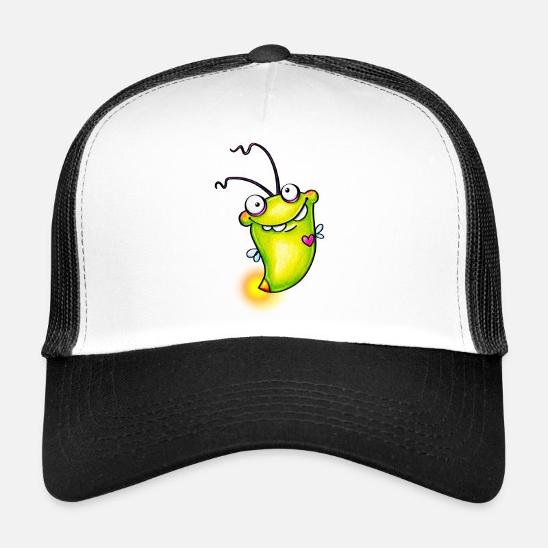 glowworm - Trucker Cap - Weiß/Schwarz