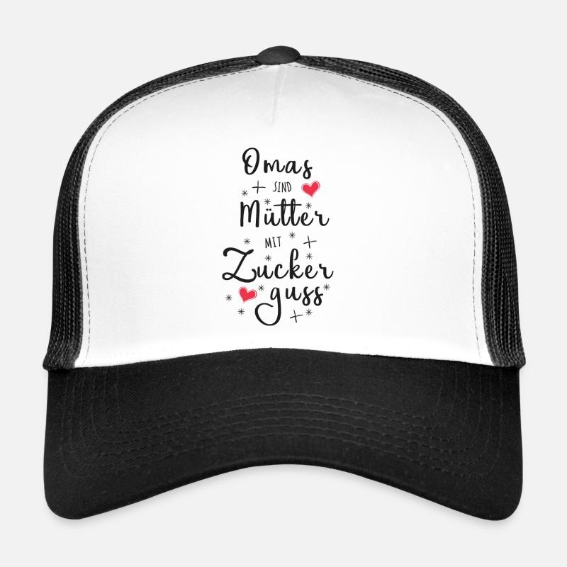 Omas sind Mütter mit Zuckerguss - Oma Geschenk Trucker Cap