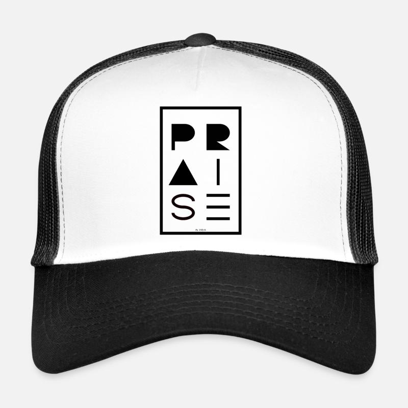 Louange NOIR Casquette trucker 