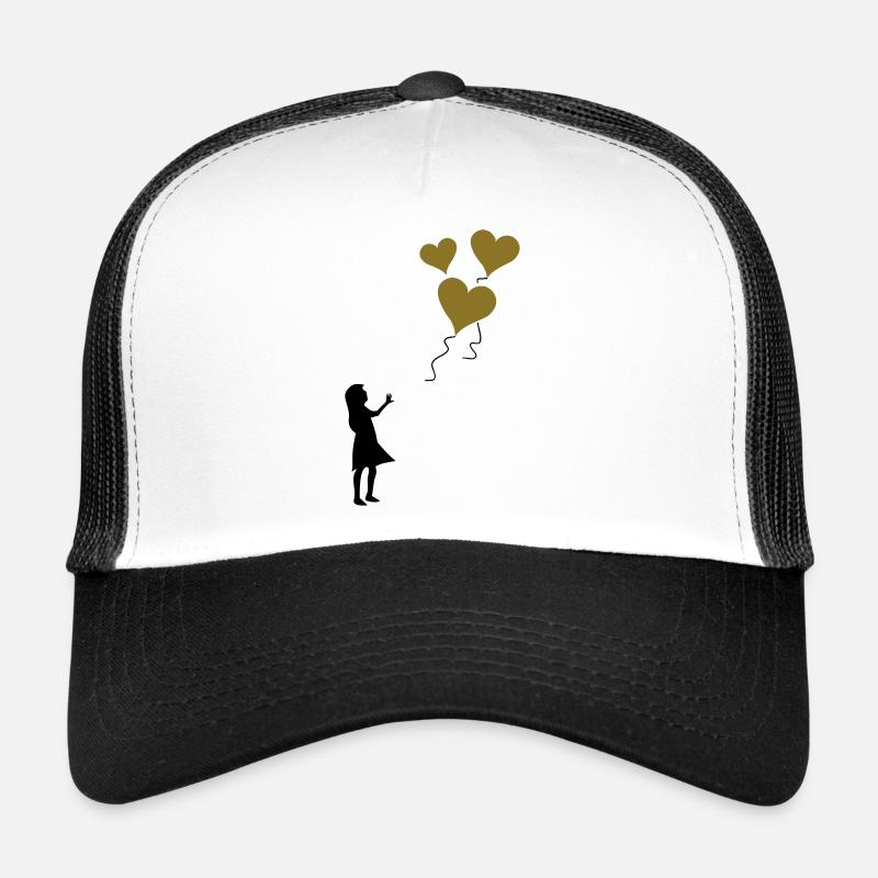 Saint Valentin a perdu des ballons Casquette trucker 