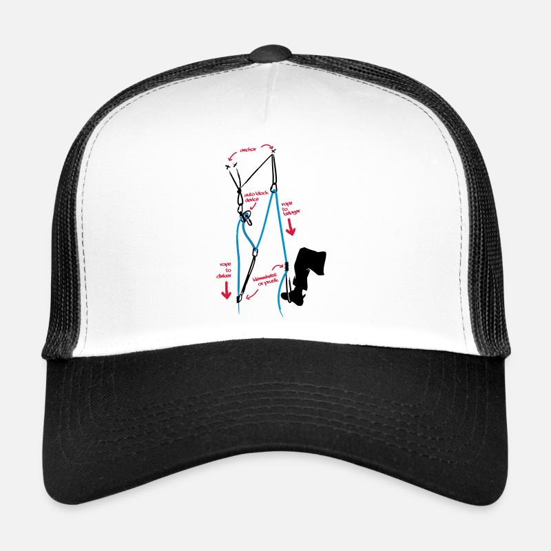 Klettern - Flaschenzug zur Partnerrettung Trucker Cap