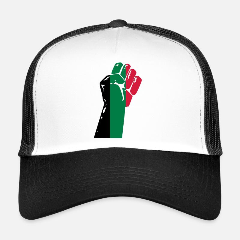 Palestine - Trucker Cap - Weiß/Schwarz