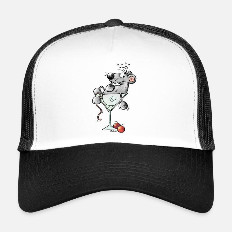 Beschwipste Cocktail Maus - Mäuse Trucker Cap