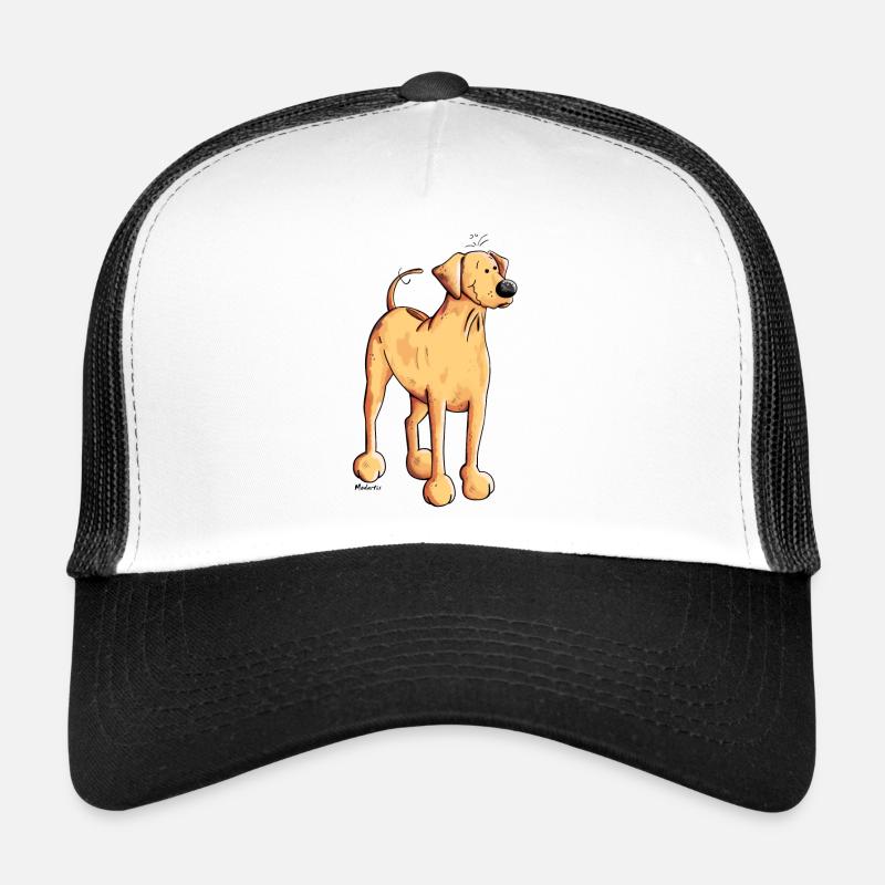 Happy Rhodesian Ridgeback Trucker Cap