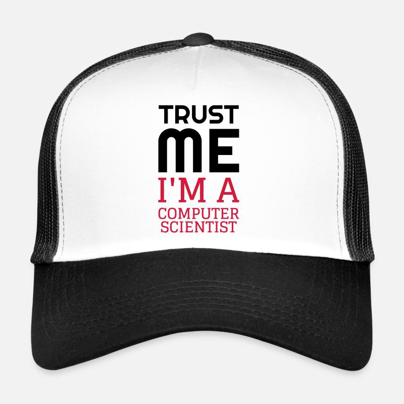 Computer / Informatiker / Aussenseiter / Ingenieur - Trucker Cap - Weiß/Schwarz