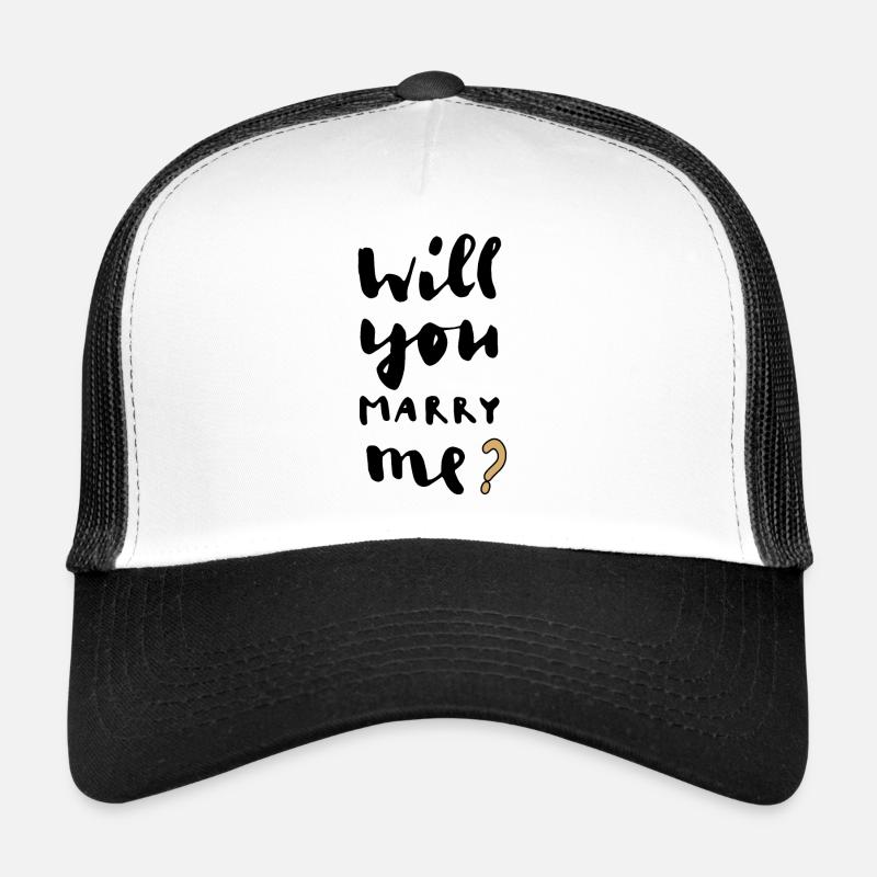 Willst du mich heiraten Trucker Cap