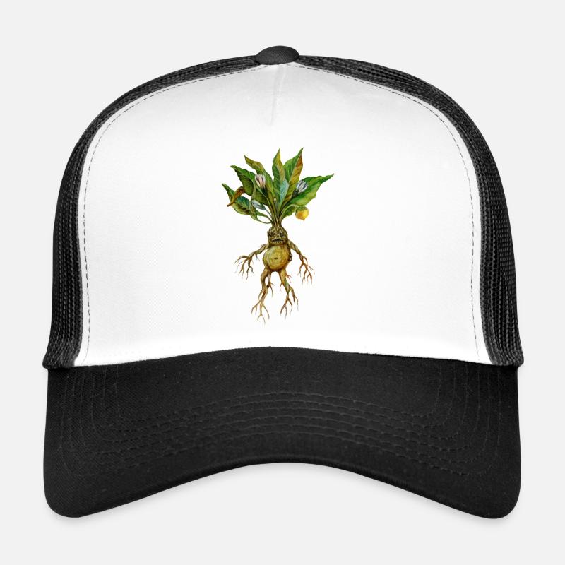 Grimmiges Wurzelwesen Fantasy Design Trucker Cap
