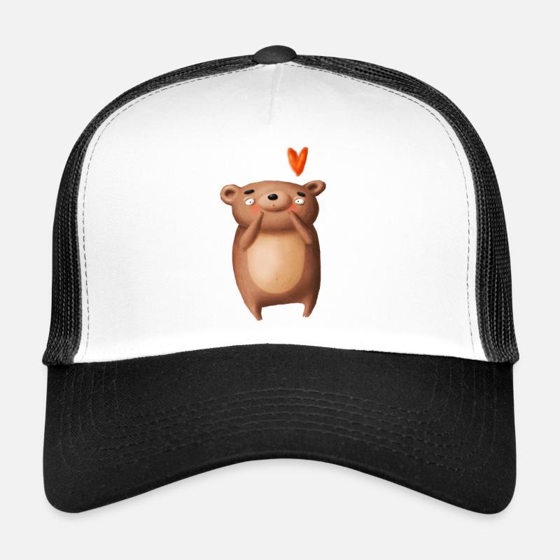 Verlegener Hund Romantisches Tier Design Trucker Cap