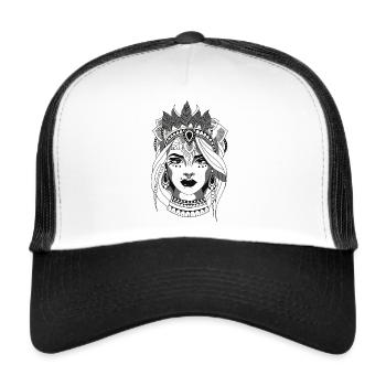 Mystic Woman - Trucker Cap - white/black - Front