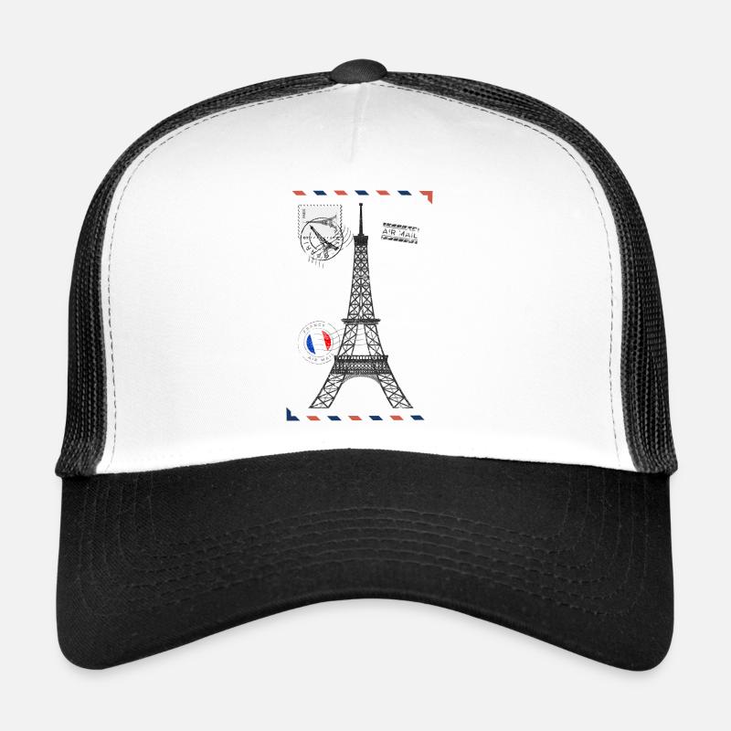 Carte postale de Paris Tour Eiffel Casquette trucker 
