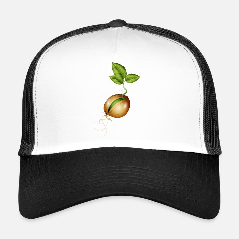 germination de petites graines dans le sol Casquette trucker 