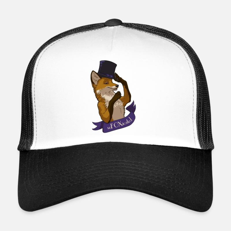 sofoxicated - Trucker Cap - Weiß/Schwarz