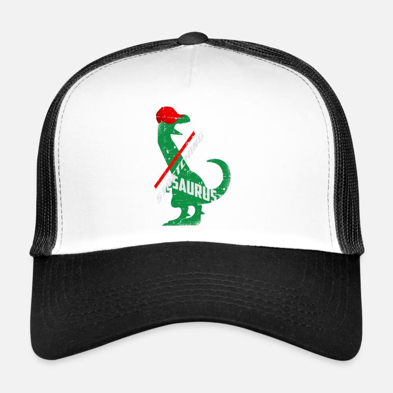 Stretching Dino Trucker Cap