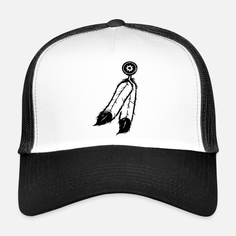 Bijoux en plumes Casquette trucker 