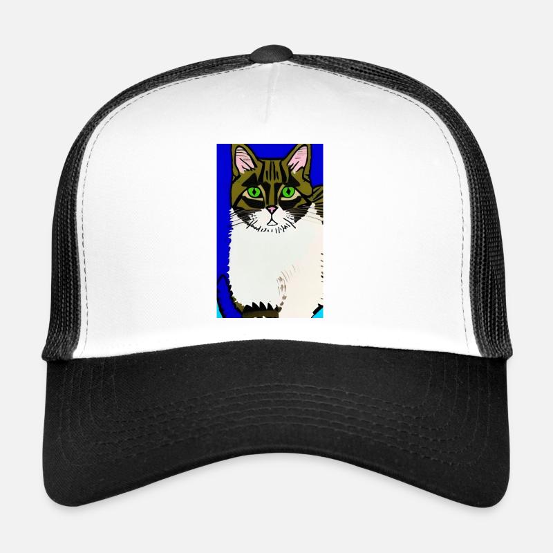 Cat AI Generated Art Trucker Cap