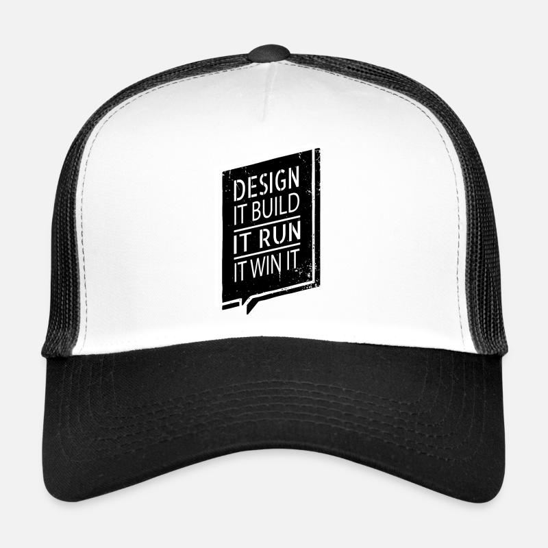 quote robotics cool aerospace engineering Trucker Cap