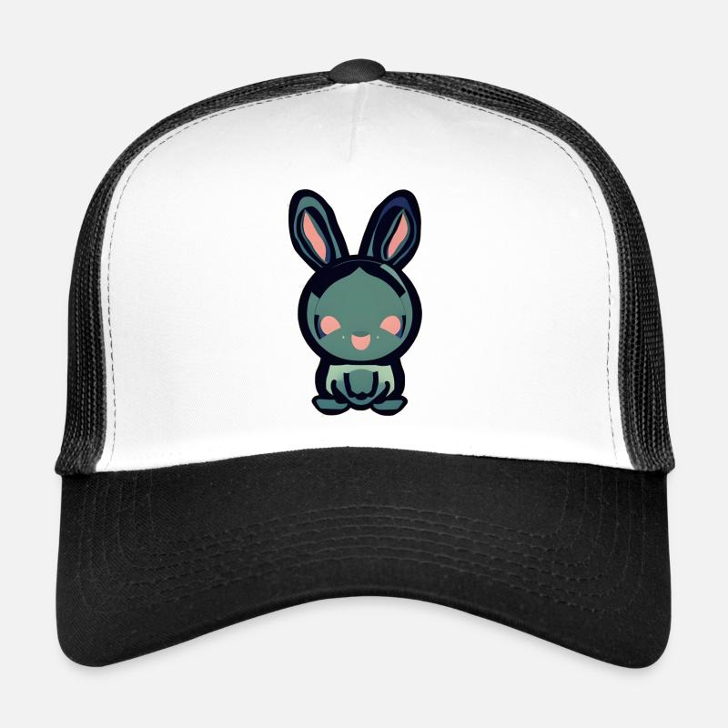 Hare - Trucker Cap - white/black