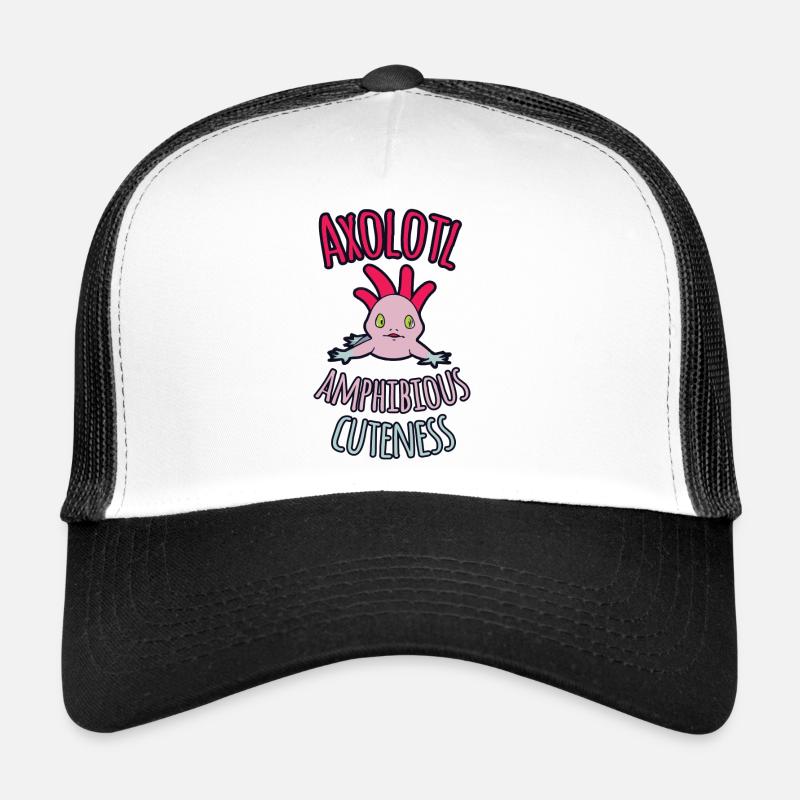 Axolotl Amphibious cuteness 3 Trucker Cap
