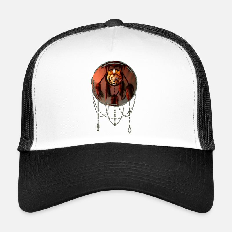 Traumfänger mit Löwe Trucker Cap
