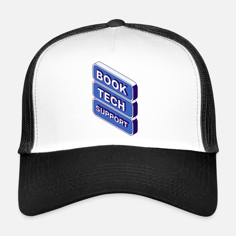 Technik Support - Trucker Cap - Weiß/Schwarz