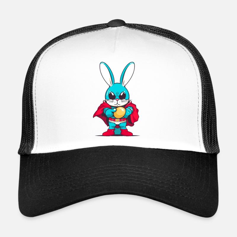 Osterhase Superheld Trucker Cap