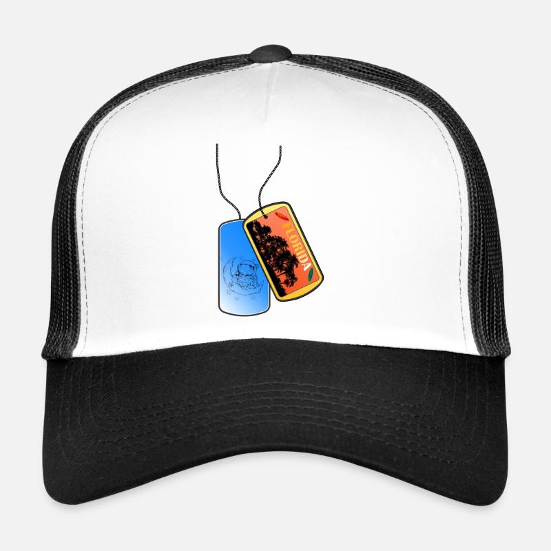 Erkennungsmarke FLORIDA Astronaut Strand Space Trucker Cap