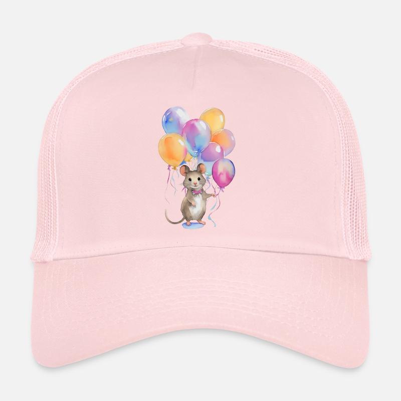 Souris avec ballons Casquette trucker 
