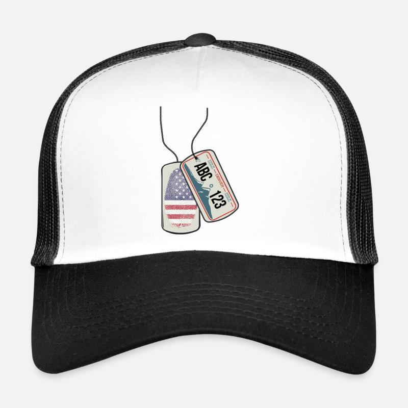 Plaque d’identité DENVER États-Unis Casquette trucker 