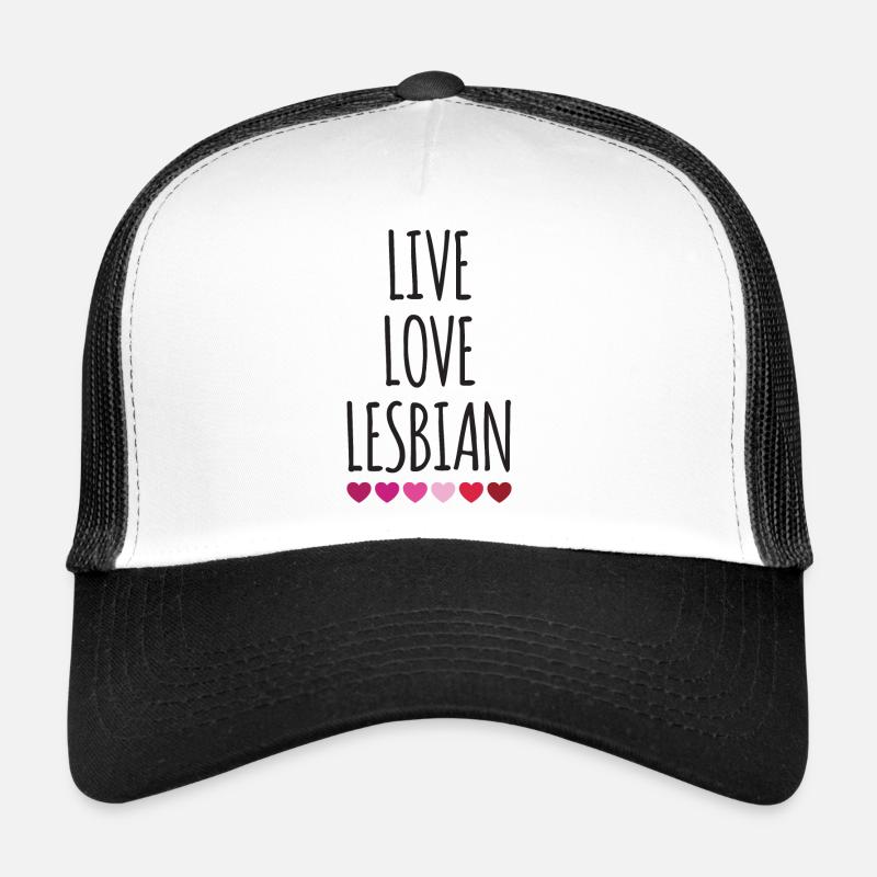 Live. Love. Lesbian. Trucker Cap